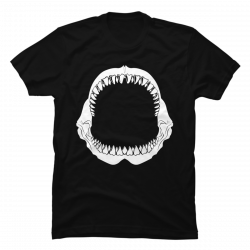 shark teeth shirt